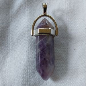 Quartz Natural Crystal Stone Necklace